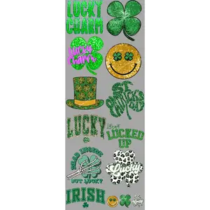 Lucky Charm DTF Transfers Gang Sheet 22” wide x 60” long DIY Direct to Film T Shirt Transfers