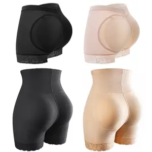 Lace Butt Lifter Panties Fajas BBL Tummy Control Boyshorts Shapewear Hip Enhancer Booty Padded Butt Lift Body Shaper Buttock Shaping Shorts