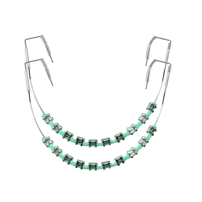 Fashion braces (green) (for decoration)