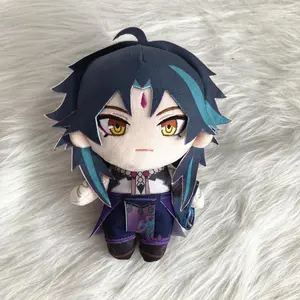 20cm  Genshin Impact Xiao Plush Dolls With Clothes Soft Cute Doll Toys Cosplay Game Accessories Gift