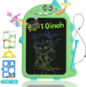 10" Dinosaur Drawing & Writing Tablet for Kids – Type-C Rechargeable Doodle Pad with Sound – Great Gift for Ages 2-6