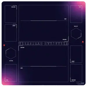 Ultra PRO Foundations MTG Playmat - Learn to Play 2 Player Battlemat for Magic: The Gathering