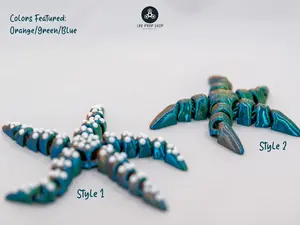 Articulated Starfish - Starfish Figurine - Starfish Statue