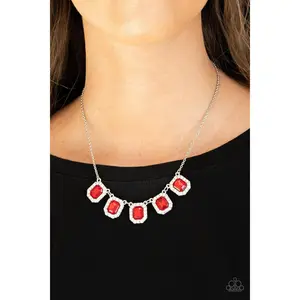 Next Level Luster - Necklace Red
