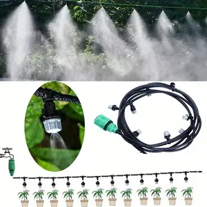 5-30 Meter Durable Plastic Garden Irrigation System with 5-35 Adjustable Sprinklers - Perfect for Lawn Care and Agricultural Watering, Easy Installation, No Batteries Needed, Lawn Sprinkler
