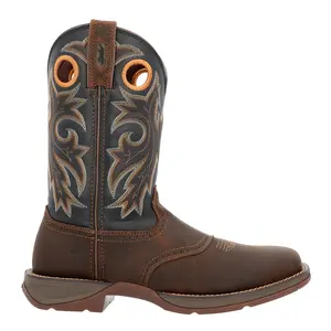 Durango Mens Saddle Up Pull On Square Toe  Casual Boots Mid Calf - Black, Brown