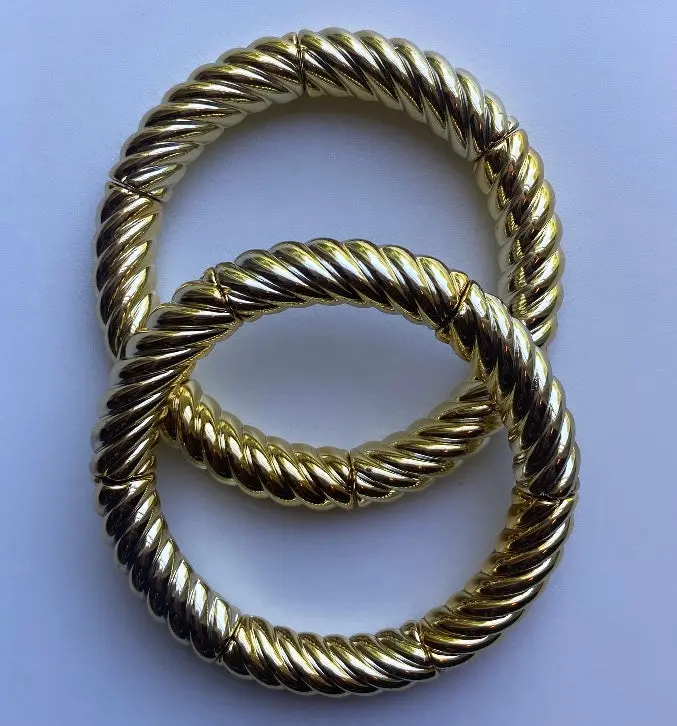 Twisted Gold Bangle