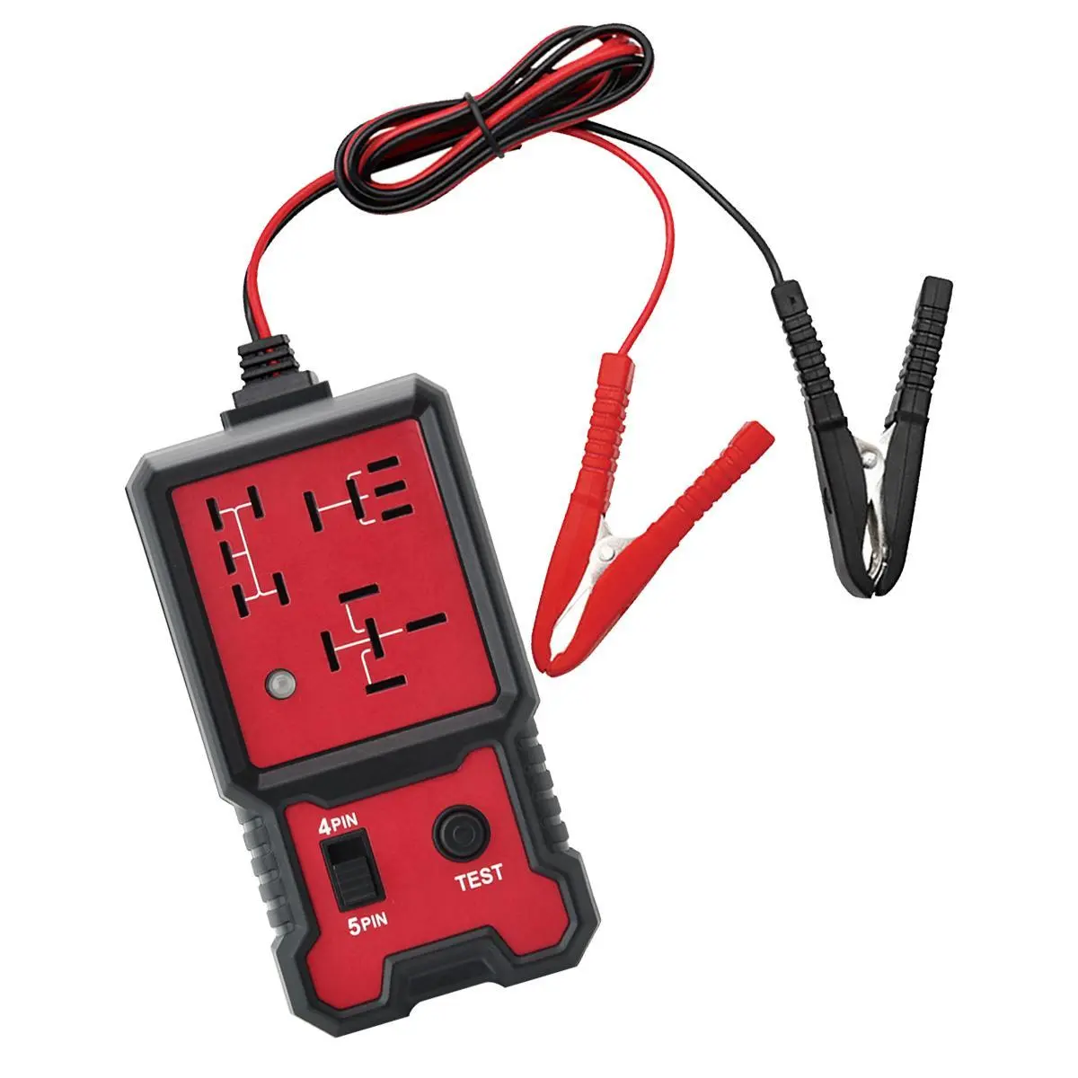 12V-24V Automotive Battery Relay Tester, Portable Car & Truck Diagnostic Circuit Tool with Durable Testing Function & User-Friendly Interface