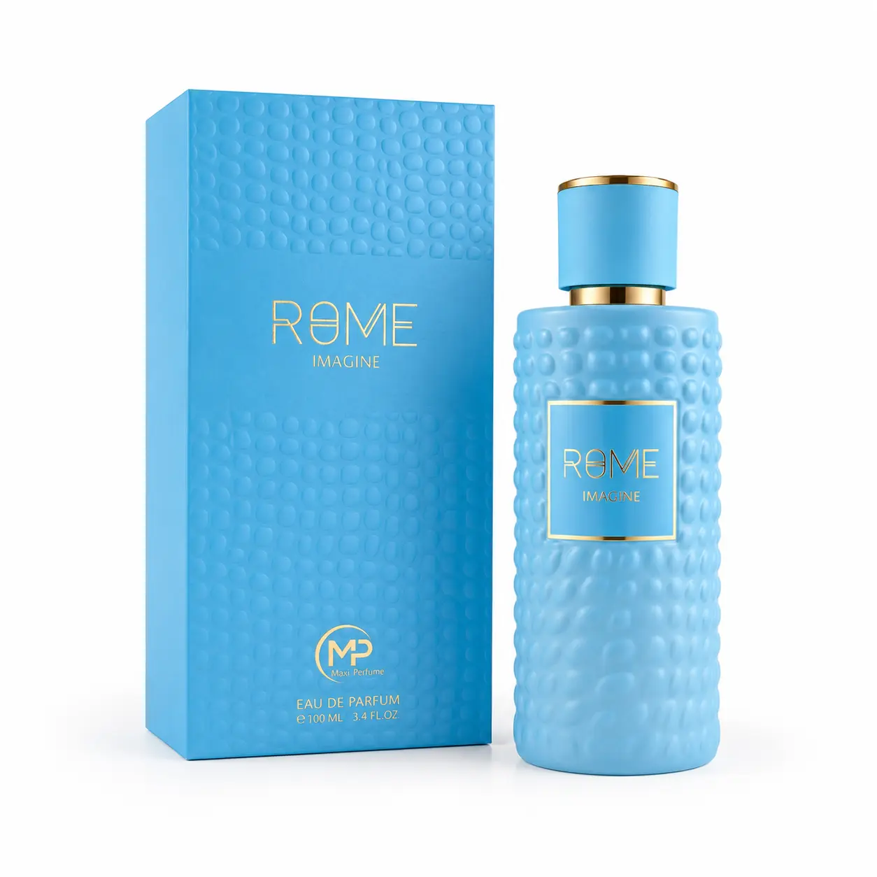 Rome Imagine Unisex Eau de Parfum, 3.4 fl oz/100ml, Fresh Citrus-Woody Luxury Long-Lasting Fragrance for Women & Men