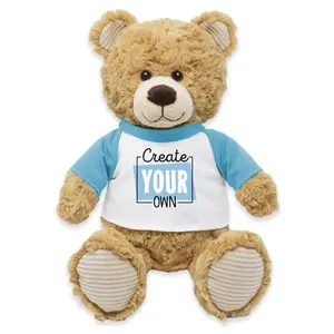 9" Create Your Own Teddy Bear – Personalized Plush with Custom Shirt