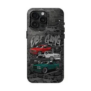 OBS Truck Inspired Chevrolet Pickup Phone Case, Rustic Country Aesthetic Heavy-Duty Shockproof Rubber Cover for iPhone 17 Pro Max, 16 Air, 15, 14, 13, 12, 11 - Automotive Mechanic Vintage Car Fan Smartphone, Cellphone, Handheld Accessories