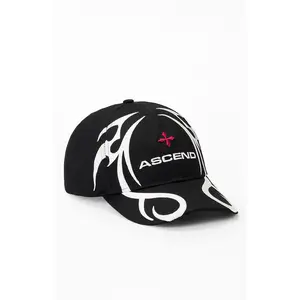 Pacsun Men's Black Ascend Logo Snapback Hat
