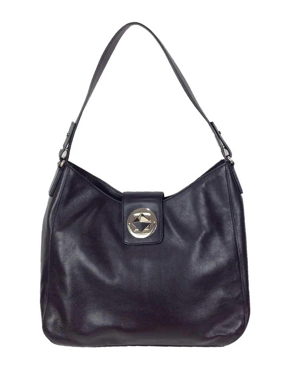Kate Spade Chrystie Street Jaymie Women's Pebbled Leather Hobo Bag with an Adjustable Strap and Spacious Interior, Comfortable, Everyday, Classic, Twist-Lock, Casual