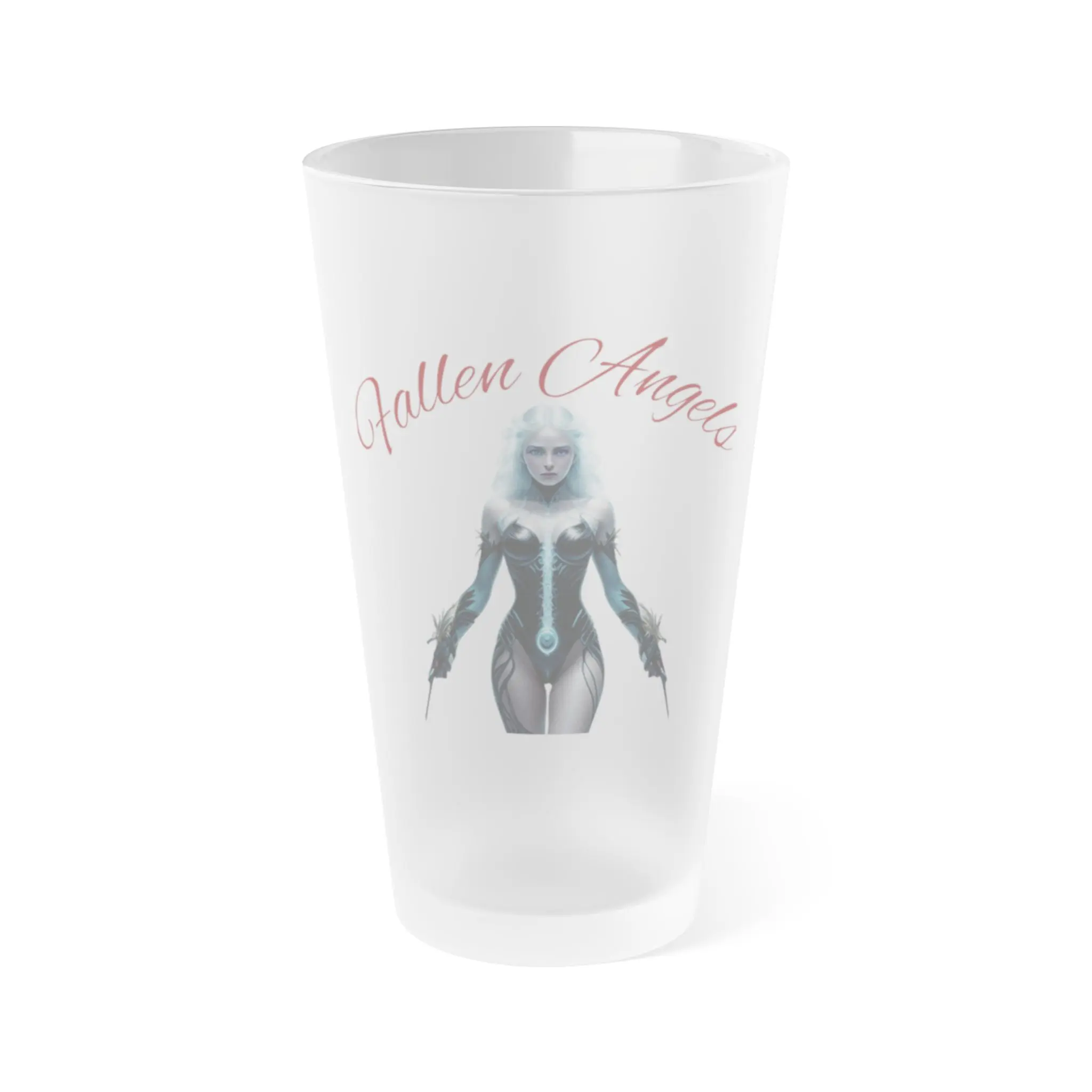Frosted 16oz Beer Glass