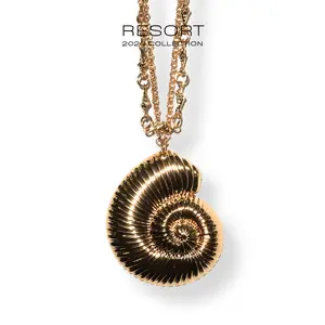 RESORT24: Snail Statement Necklace