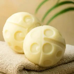 handmade Lady bug shaped 2 oz solid lotion bar moisturizing nourishing fragranced