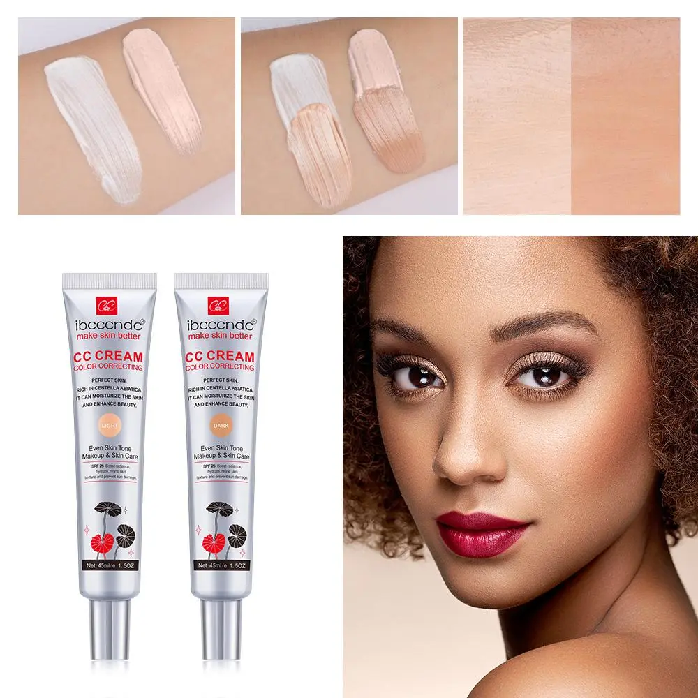 Erborian Centella Asiatica Color Correcting CC Cream Facial Repair BB Cream Concealer Whitening Liquid Foundation Cosmetics