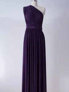 Dark Purple Grape LONG Floor Length Ball Gown Maxi Infinity Dress Convertible Formal Multiway Wrap Dress Bridesmaid Dress Evening Dress Prom