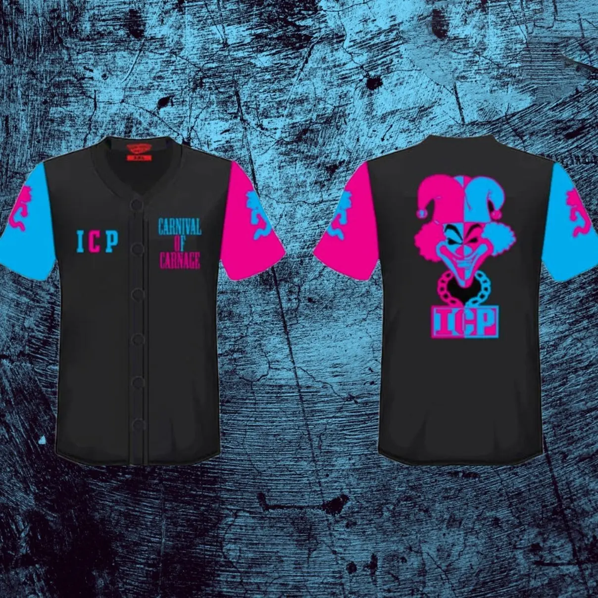 Carnival of Carnage Baseball Jersey ICP Juggalo Jersey