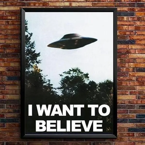 I Want to Believe Poster Premium Quality and Show, Premium Poster, Home Decor Idea, Room Decoration, Wall Art Decor