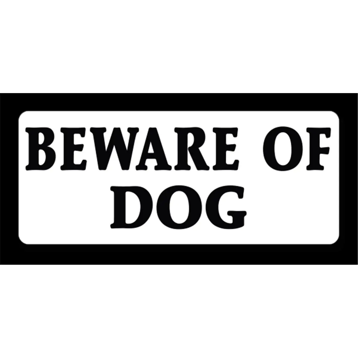 212 MAIN Beware Of Dog Clip-On Sign, Weatherproof High-Temp Polyethylene Car Interior Decor Accessory