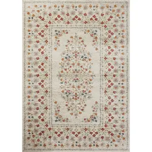 Rifle Paper Co. x Loloi Laurel LAU-02 Linen Transitional Power Loomed Rug