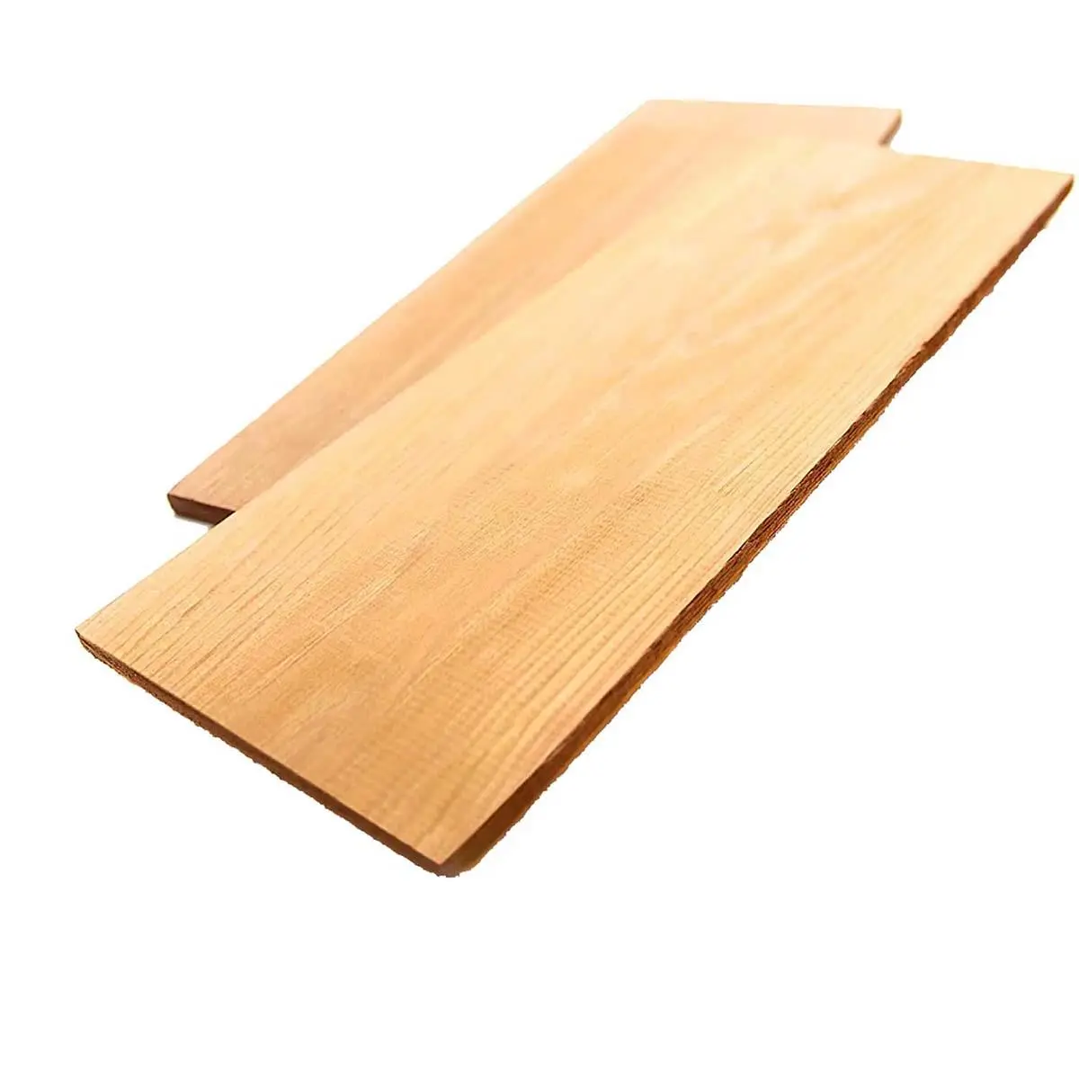 21 Century Natural Cedar Wooden Grilling Planks, Flavor-Enhancing Camp Kitchen Accessory for Outdoor Cooking, Ideal for Fish, 12x6 in - 2 Pack, Flavor Boost, Enhances Flavor