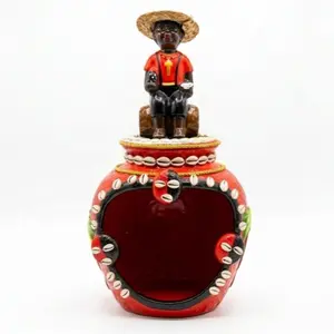 New Casa De Elegua Santeria / House of Eleggua  14”Orisha Yoruba Religion statue boy
