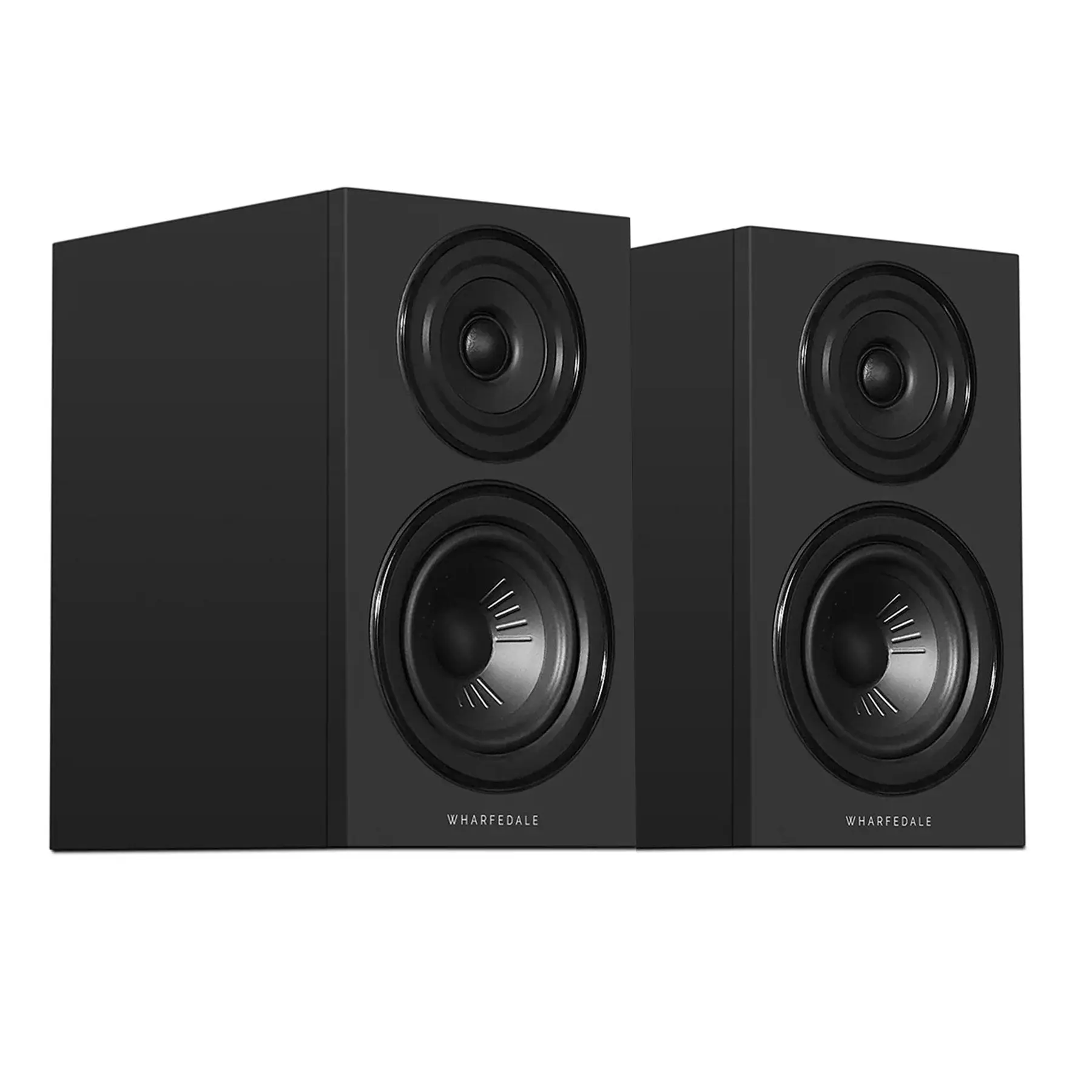 Wharfedale Diamond 12.1i Compact Passive Bookshelf Speakers (Pair) - Black, Audio Gear with Amplifier Compatibility, Woofer, and Port