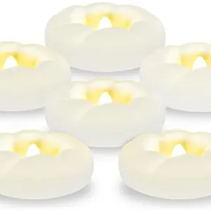 36 LED Flameless Floating Candles 3'' Battery Operated Flickering Waterproof Plastic Tealights for Wedding Party Holiday Decor Warm White Ideal for Cylinder Vases and Pool Centerpieces