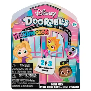 Disney Doorables: Technicolor Treasures, Mini Collectibles Edition, One Pack, For Ages 5 And Up