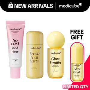 [NEW] [medicube] Beat the Sun, Sweat & Odor Set | 24 Hours Odor Control, Deep Hydration, Body Brightening Care & Boosting Hair Radiance, Daily Lightweight Sunscreen SPF 50, Glow Vanilla | Korean Skincare, K-Beauty