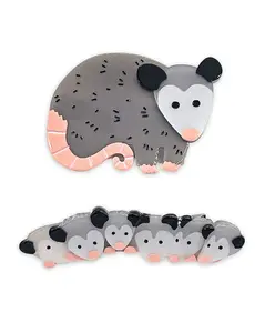 Possum Family Hair Clips (Set of 2)