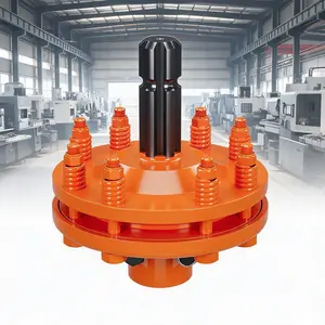 PTO slip clutch for PTO shaft, 1-3/8" PTO friction clutch, adjustable rotary cutter clutch, heavy-duty carburized steel for brush hog and farm equipment