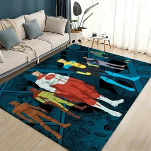 Animel-Invincible Floor Mat Flannel Rugs Soft Warmth Floor Mat Thickened Non-Slip for Room Home Decor Door Mat Strong Water Absorption Upgraded Anti-Slip Backing Easy to Clean