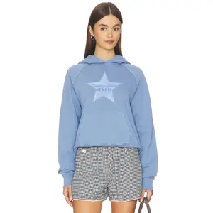 Frankies Bikinis X JENNIE Jane Terry Hoodie in Jennie Blue