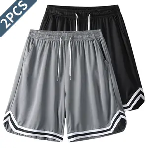 2 Pack Loose Fit Sweatpants | Silky Basketball Shorts | Summer Essential Workout Shorts!Quick Dry Loose Fit Stretch Shorts | Trendy Comfortable Flowy Shorts