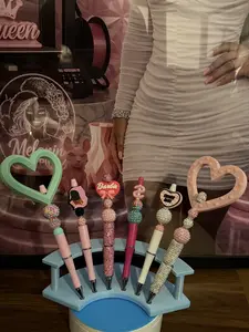 Decorative Ballpoint Pens  Cute Aesthetic Writing Pens | Handmade Beaded & Bling Pens