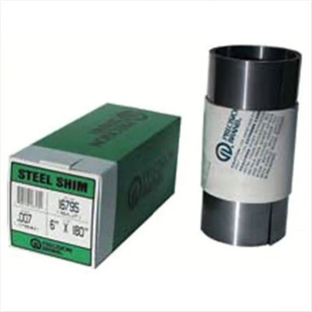 Precision Brand 16A5 Cold Rolled Steel Shim Stock, Low Carbon with High Hardness (90-100 Rb), 0.005" Thickness, 6" x 100" Roll, Thickness Spec, Flat Sheets, High Quality Hardware, Heavy Duty Metal, Mechanical Hardware, 6 Inches, Shimming Tasks