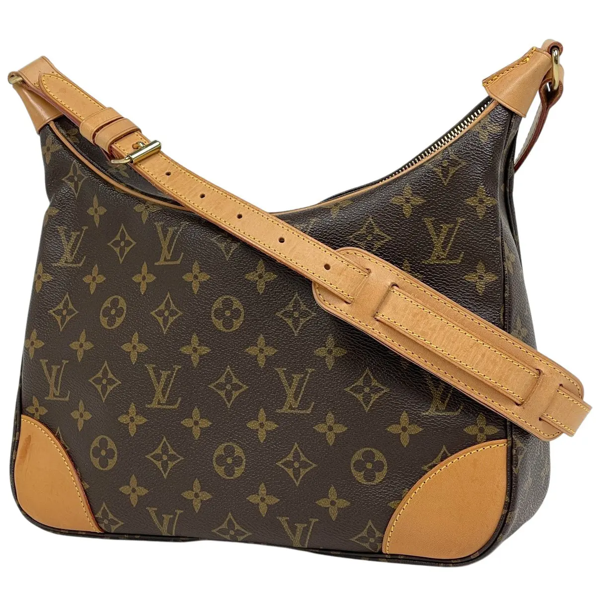 Pre-owned Canvas Shoulder Bags Louis Vuitton Boulogne 30 (JP)