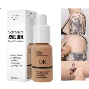 Liquid Foundation With A Smooth Texture, Easy To Apply, Effortlessly Creates A Creamy Skin Finish. Waterproof And Sweat-Proof Formula, Long-Lasting Wear All Day, Suitable For Daily Commuting.