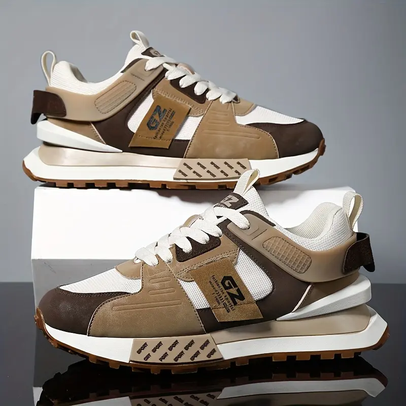 Men's Trendy Sneakers Casual Sports Shoes Lightweight Breathable Running Footwear Fashion Design for Men All Match Daily Use