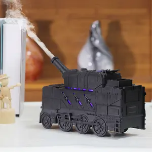 300ml Tank Humidifier, Aroma Diffuser, Unique Tank Shape Design,  Cool Mist Humidifier with Light, For Bedroom, Study Room, Office