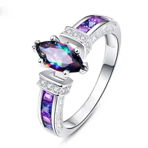 Fashion Design Ring Jewelry Love Girlfriend Boyfriend Souvenir Valentine Father Mother Anniversary Engagement Wedding New Year Christmas Halloween Birthday Gift