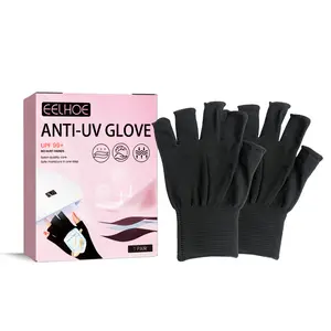 1 pair/2 pairs Nail Art UV Gloves, Special Anti-UV Gloves for Nail Lamps, Hands Protection from Darkening During UV Exposure