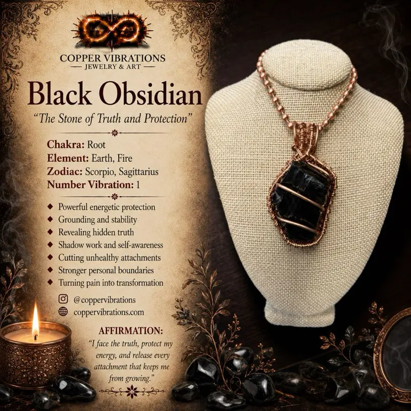 Juma Copper King Gemstone 24” Copper Bead Chain