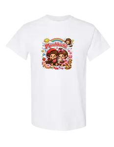 Retro Monchhichi™ Cuties Tee | Vintage 80s-Inspired DTF Graphic Shirt