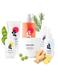 Complete Hair Repair and Nutrition Routine | GINGER MILK MIX Kit Strengthening Hair Haircare Solution