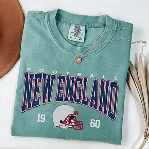 New England Fball Vintage Style Comfort Colors Shirt, New England Gift