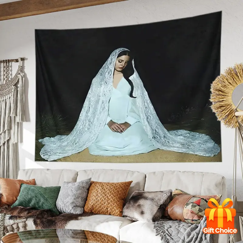 Lana Is a Princess Knitted Weave Polyester Fiber Tapestry - Personalized Wall Decor, Room Art, Horizontal Form Home Party Decoration, Ideal Birthday Gift for Living Room, Bedroom Use